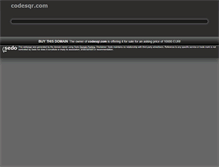 Tablet Screenshot of codesqr.com